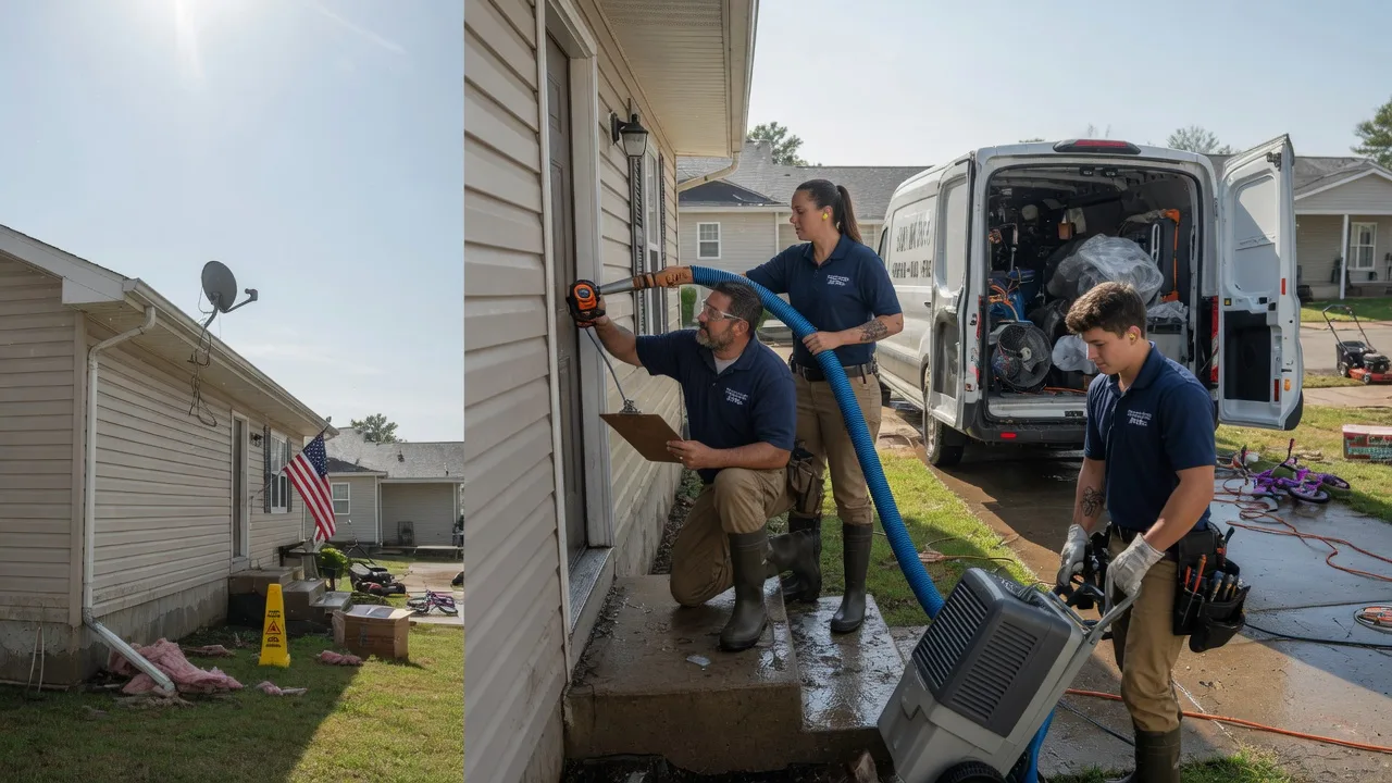 Ceiling Water Damage Restoration in Harvard, IL near me
